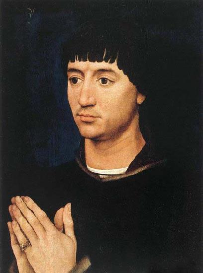 Rogier van der Weyden Portrait Diptych of Jean de Gros China oil painting art